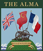 Alma Pub sign